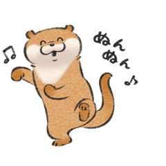 動く 可愛い嘘のカワウソ2 Lineスタンプ Lommy